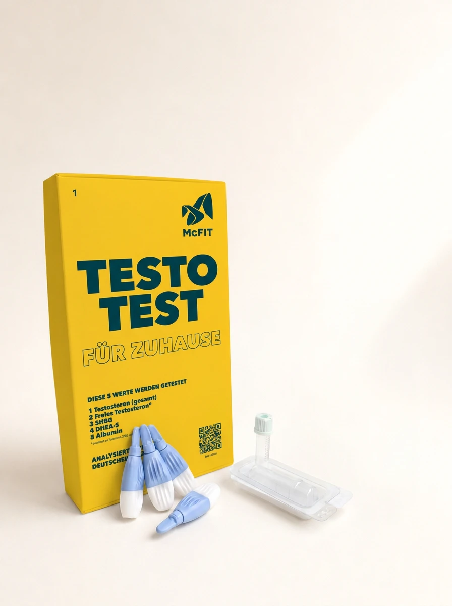 McFIT Testosteron-Test Kit, Fingerkuppe / Lanzettenkit